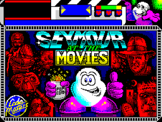 Seymour Goes to Hollywood title screen for ZX Spectrum